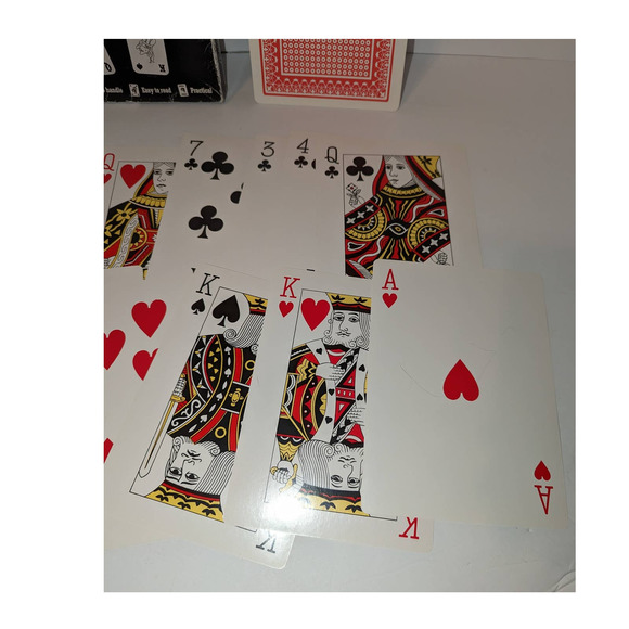 Vintage 1994 Over the Hill Jumbo Playing Cards Magiquie's Novelties 5 x 7 Deck - Picture 2 of 8